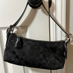 Coach Black Signature Clutch